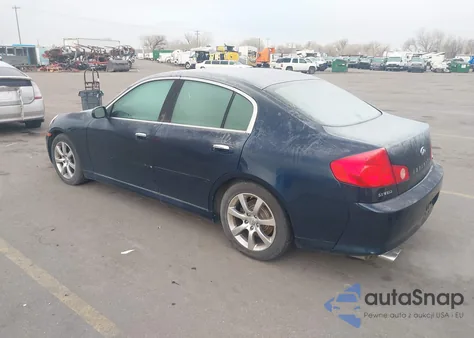 2006 Infiniti G35 z USA, uszkodzony, nr VIN JNKCV51E26M511618